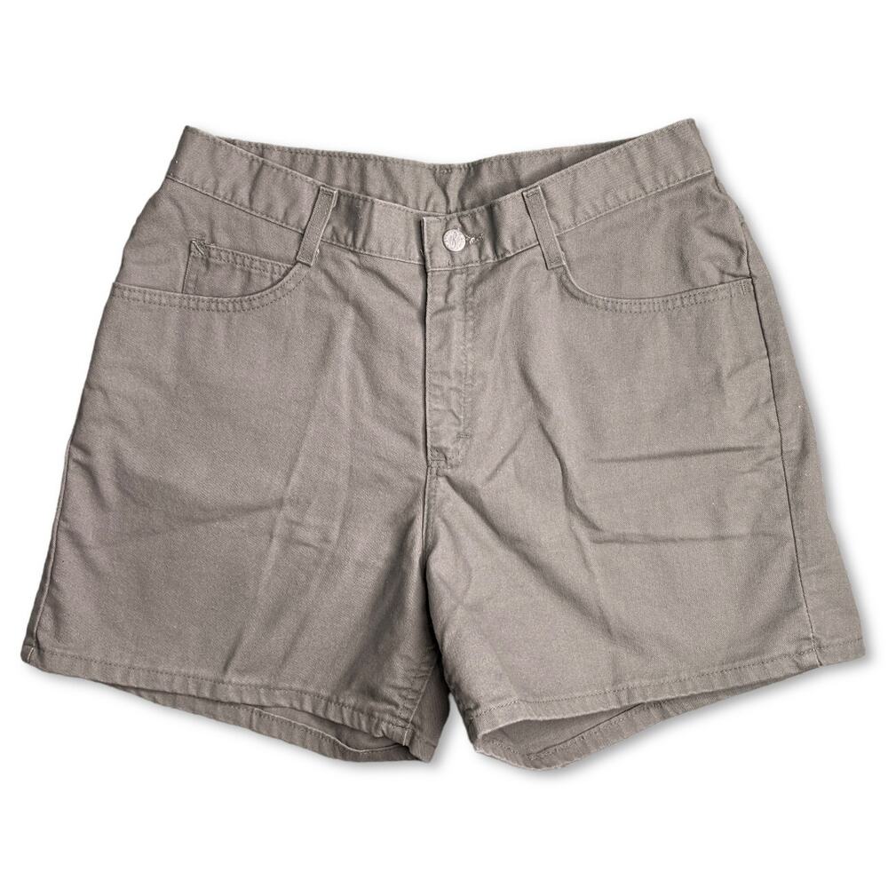 Vintage 90s Khaki Tan Mom Shorts Size 14 Riders by Lee